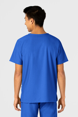 Casacca unisex 6855 scollo a V royal blue