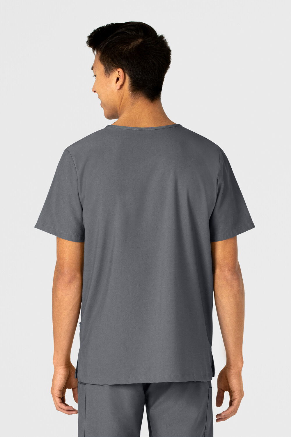Casacca unisex 6855 scollo a V pewter
