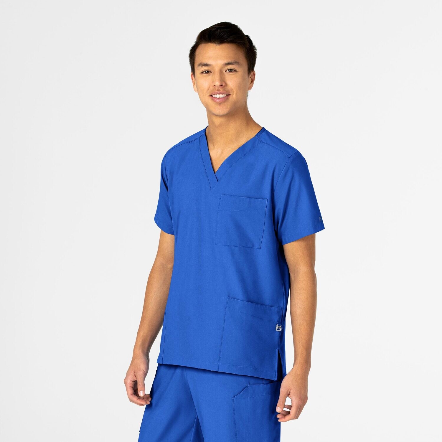 Casacca unisex 6855 scollo a V royal blue