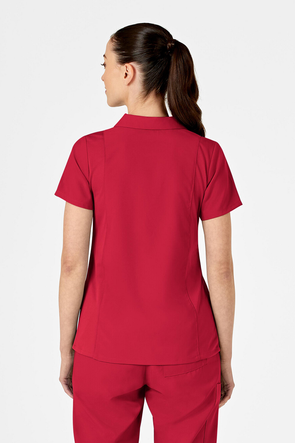 Casacca donna 6955 scollo a V polo red