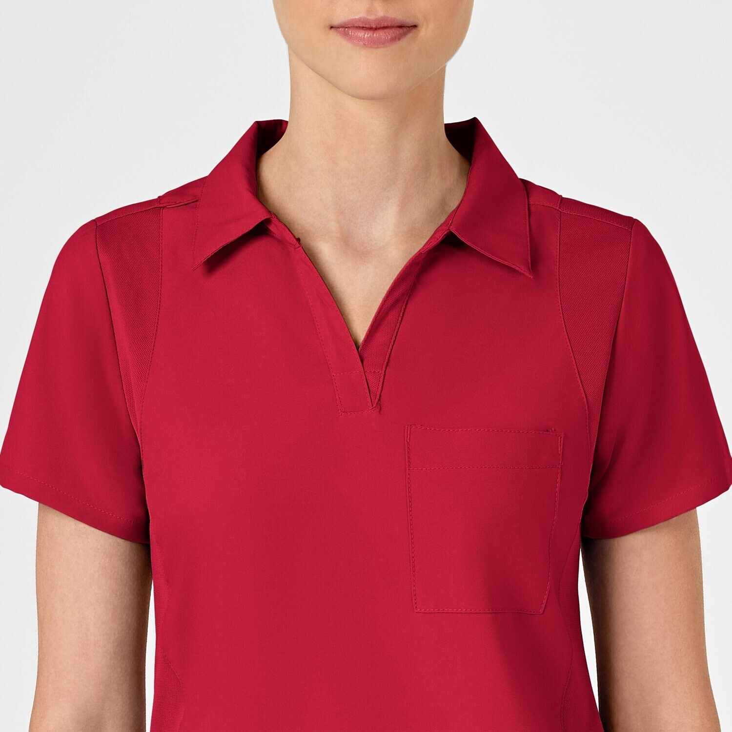 Casacca donna 6955 scollo a V polo red
