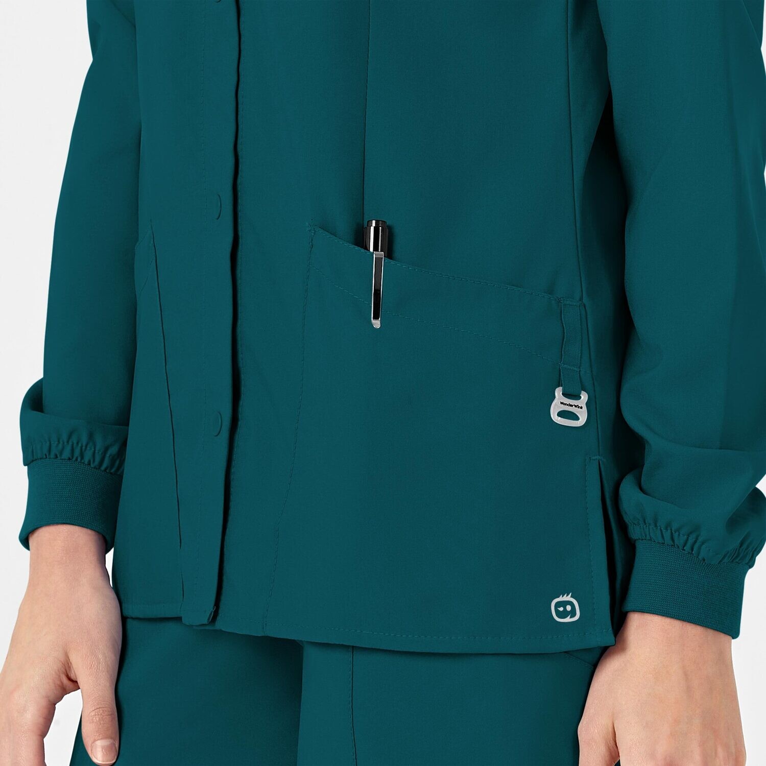 Casacca donna 8155 girocollo manica lunga caribbean blue