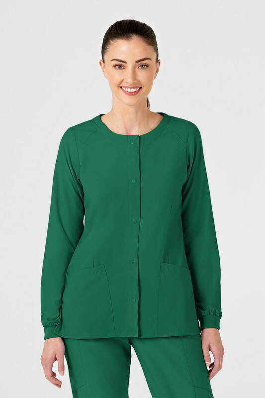 Casacca donna 8155 girocollo manica lunga hunter