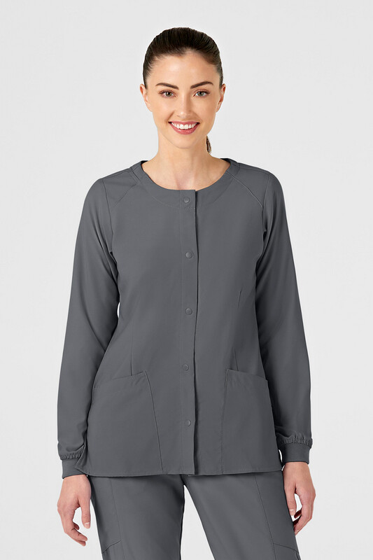 Casacca donna 8155 girocollo manica lunga pewter