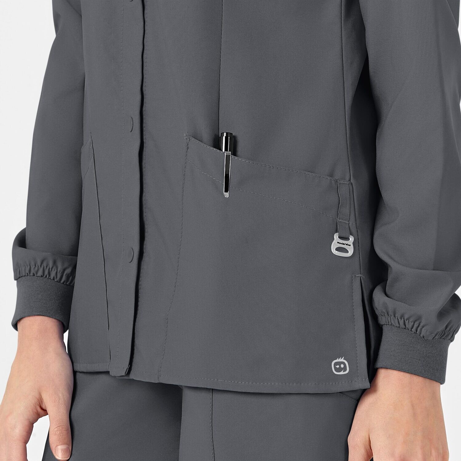 Casacca donna 8155 girocollo manica lunga pewter