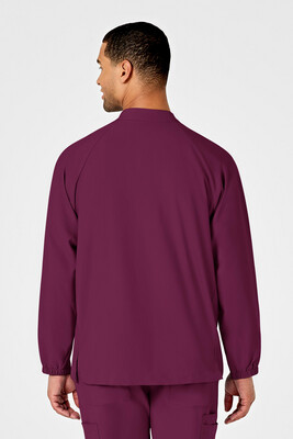 Casacca uomo 8355 manica lunga con zip wine