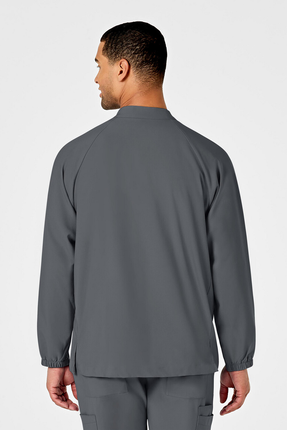 Casacca uomo 8355 manica lunga con zip pewter