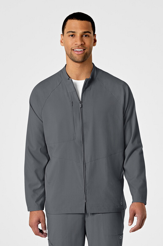 Casacca uomo 8355 manica lunga con zip pewter