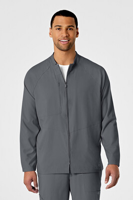 Casacca uomo 8355 manica lunga con zip pewter