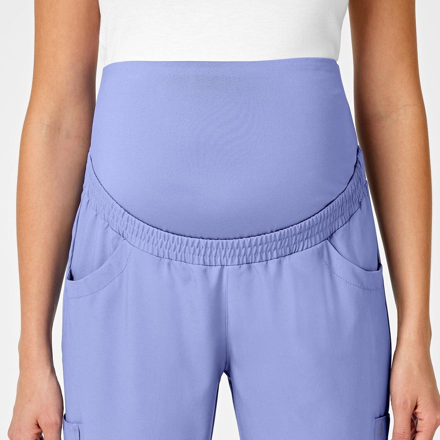 Pantalone donna 5455 maternity jogger ceil blue