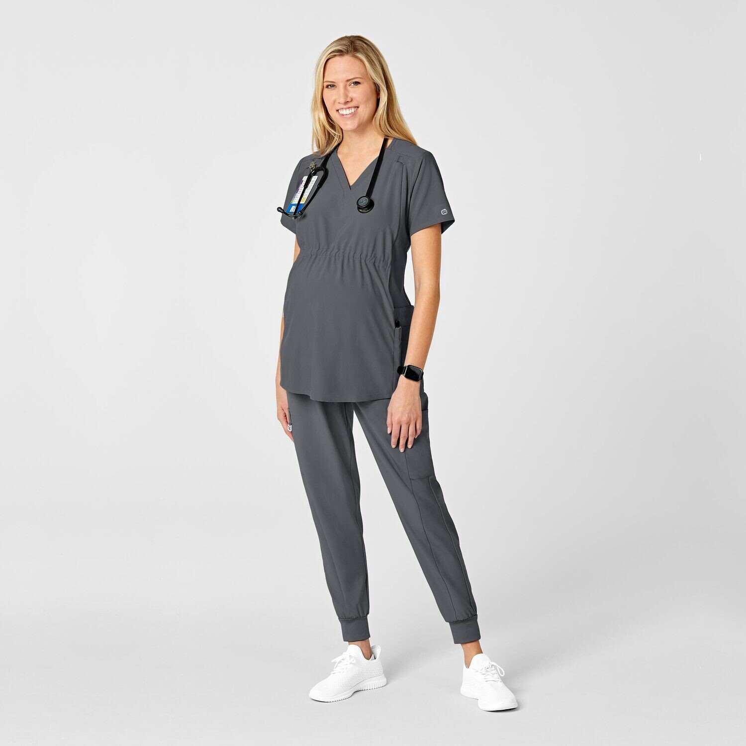 Pantalone donna 5455 maternity jogger pewter