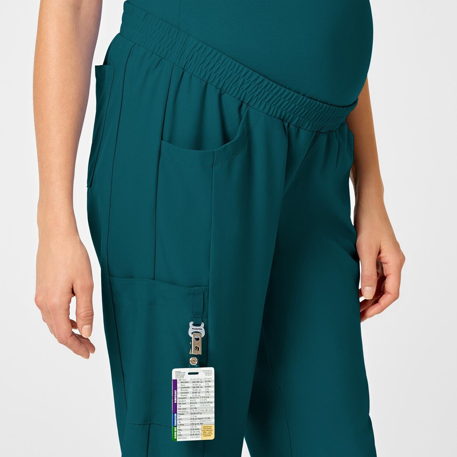 Pantalone donna 5455 maternity jogger caribbean blue