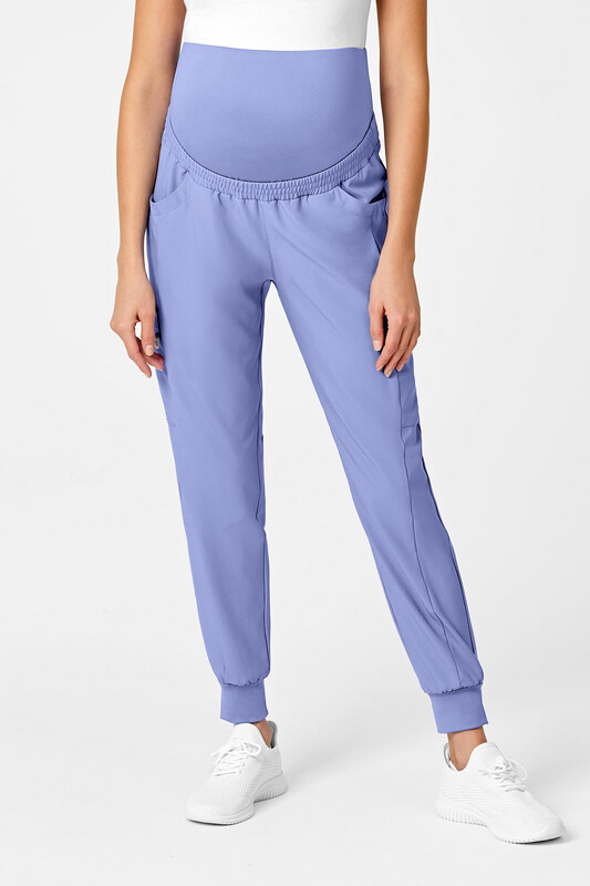 Pantalone donna 5455 maternity jogger ceil blue