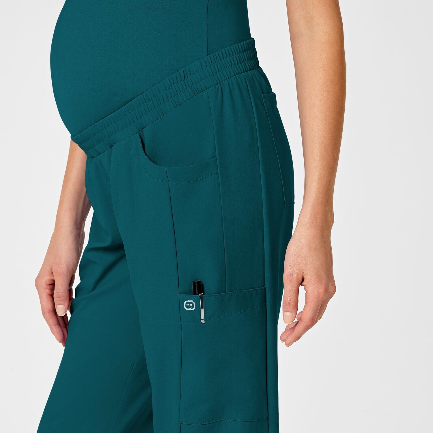 Pantalone donna 5455 maternity jogger caribbean blue