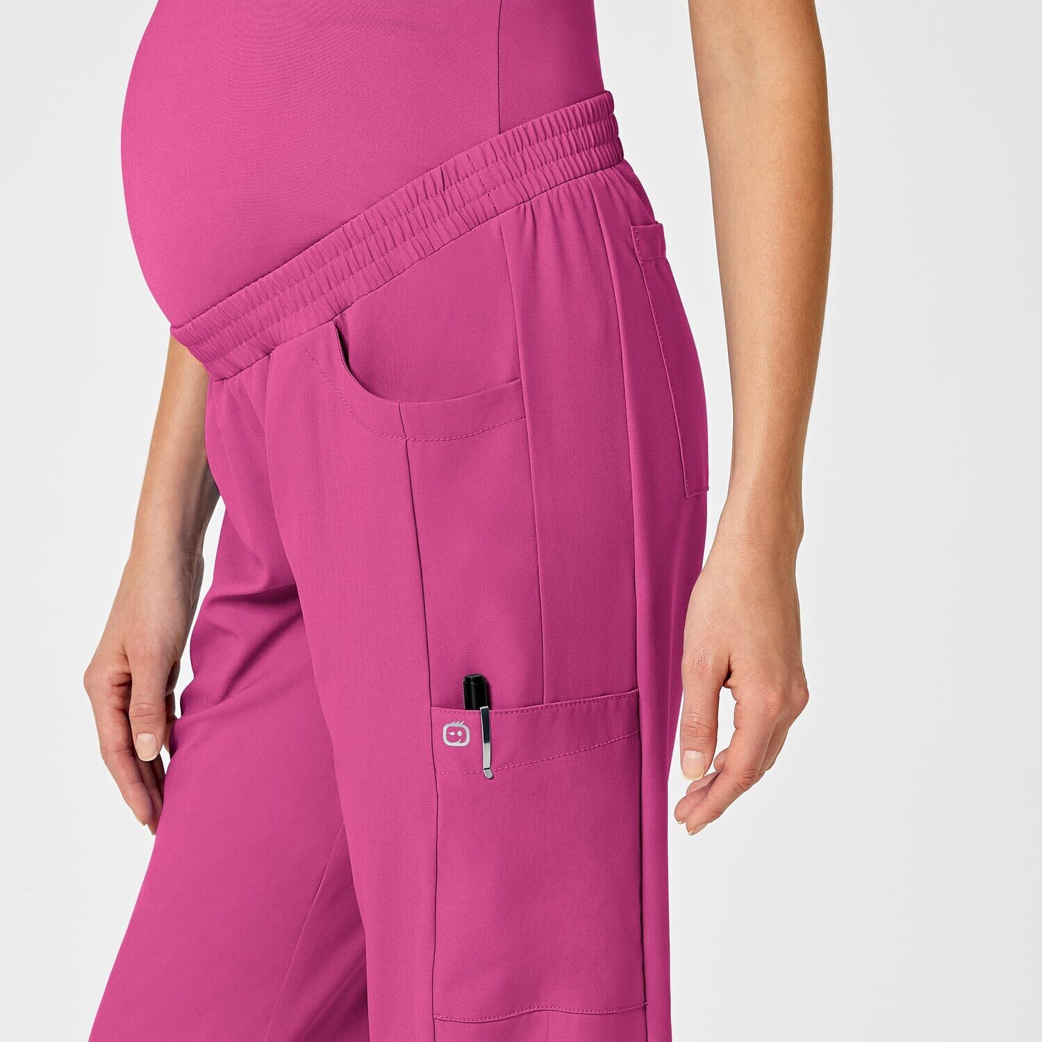 Pantalone donna 5455 maternity jogger hot pink