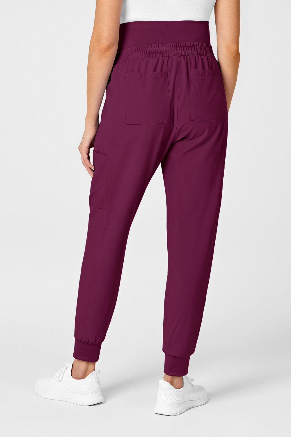 Pantalone donna 5455 maternity jogger wine