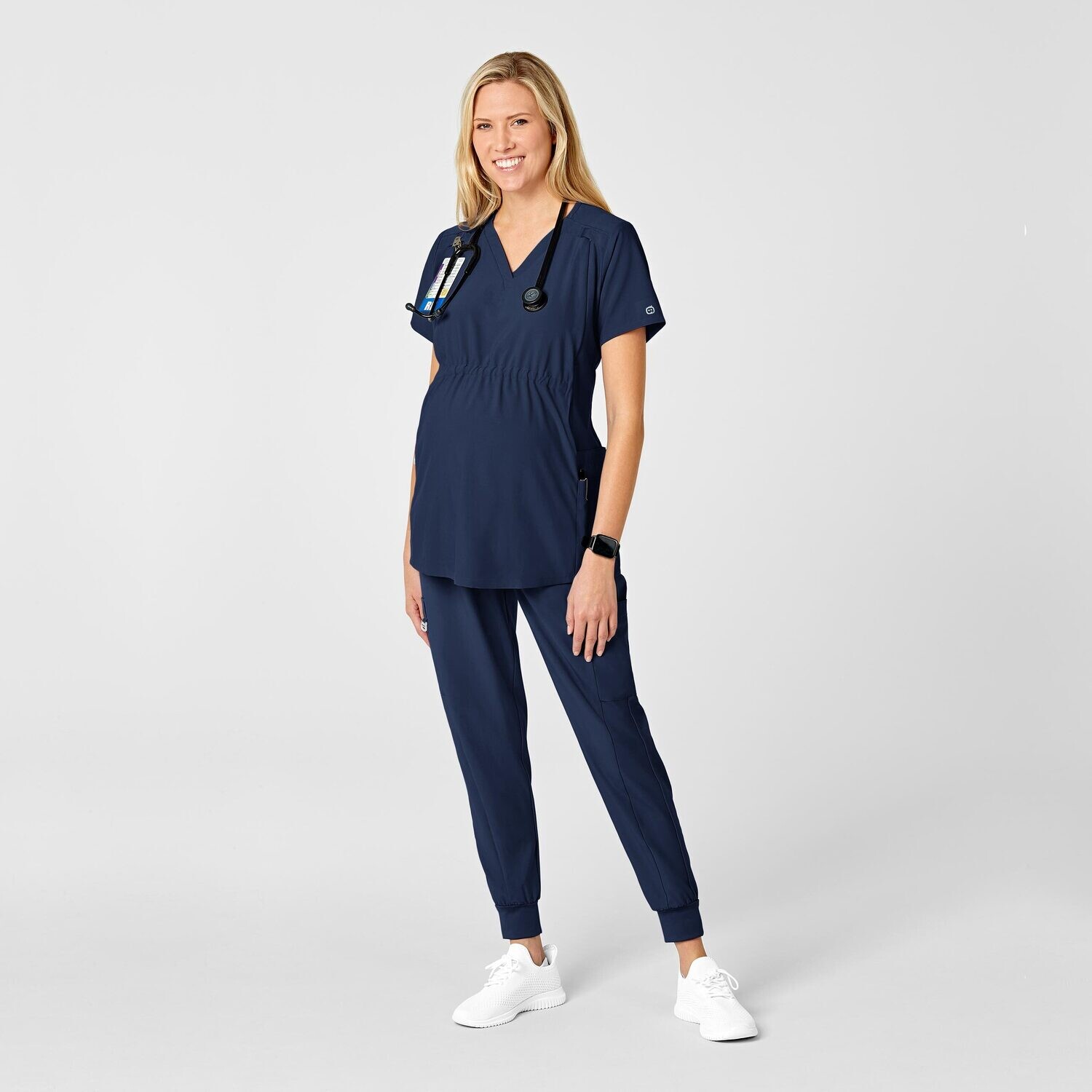 Pantalone donna 5455 maternity jogger navy blue