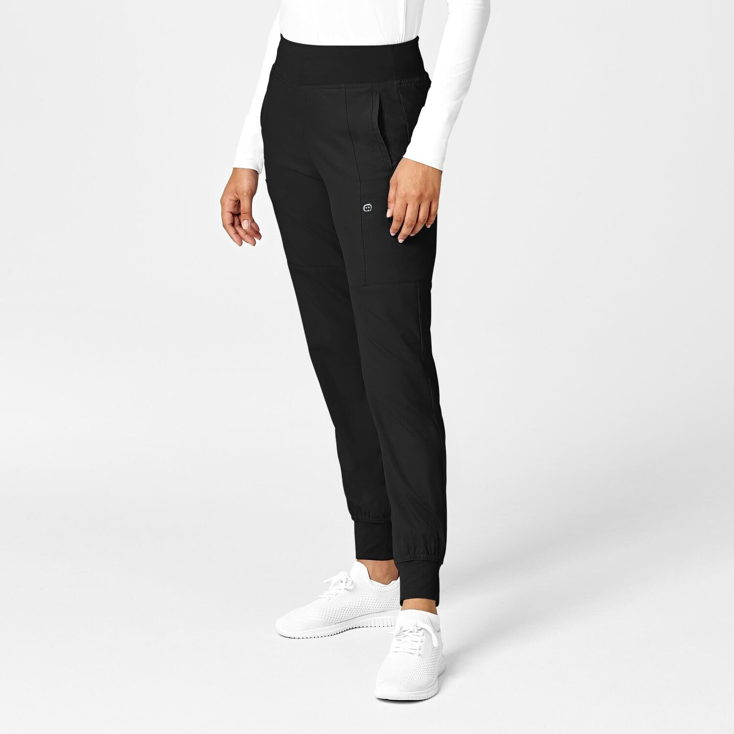 Pantalone donna 5555 cargo jogger black