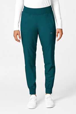 Pantalone donna 5555 cargo jogger caribbean blue