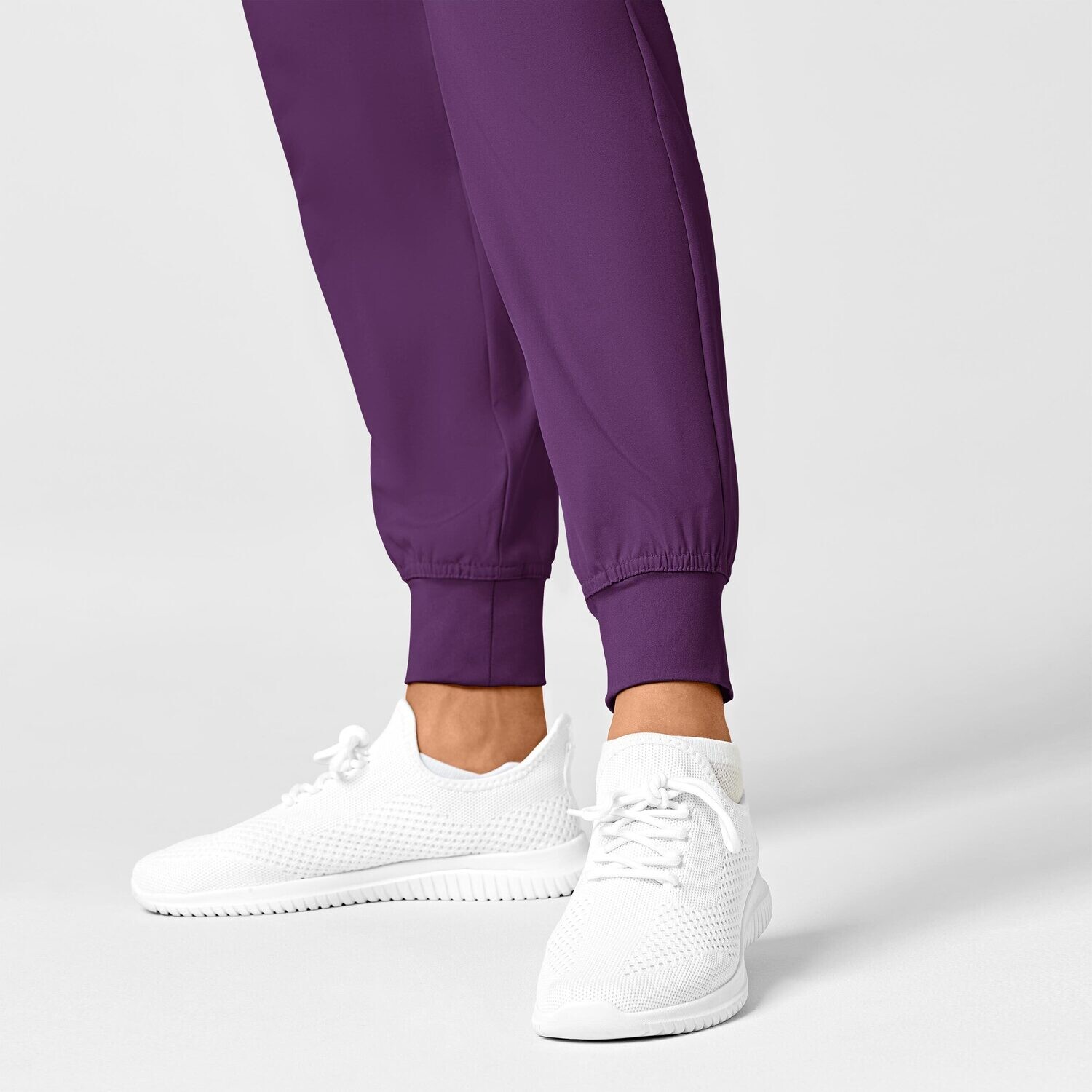 Pantalone donna 5555 cargo jogger eggplant