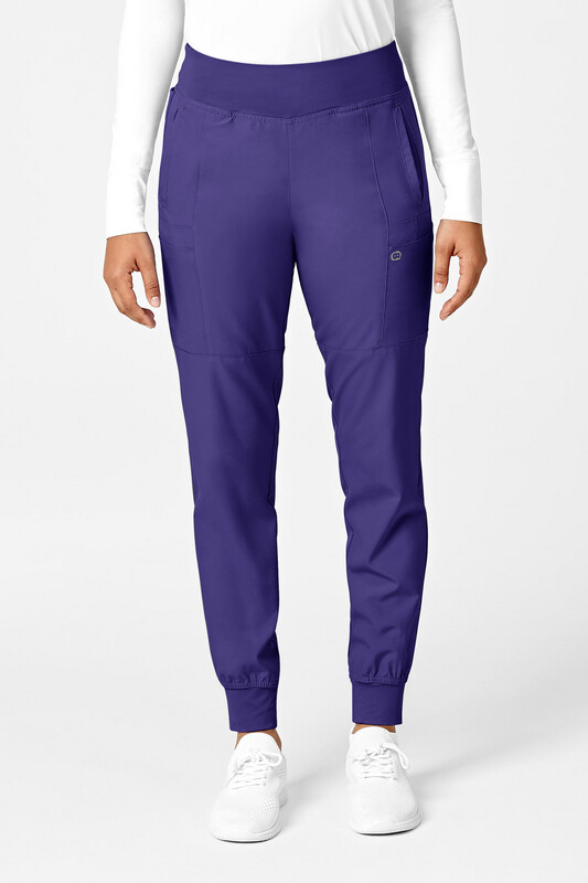 Pantalone donna 5555 cargo jogger grape