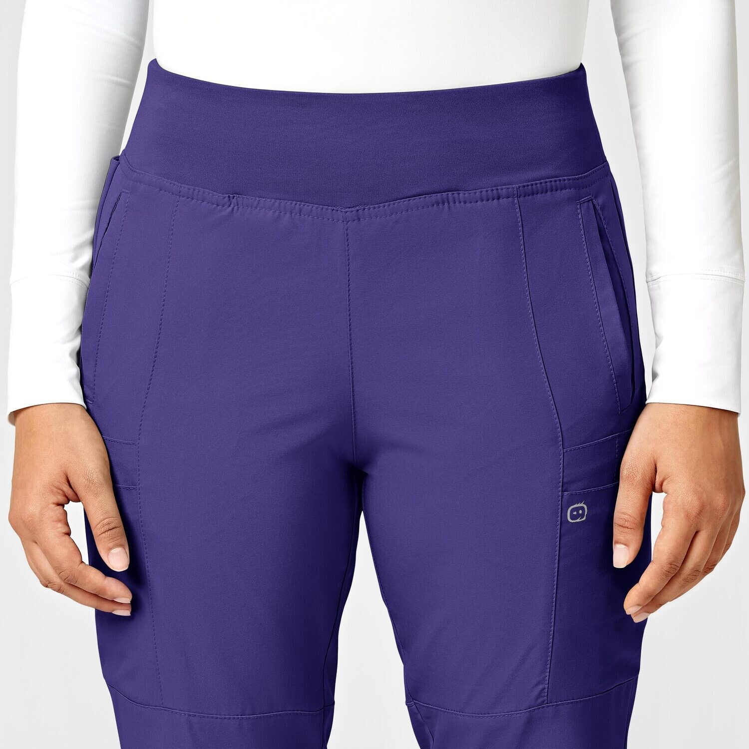Pantalone donna 5555 cargo jogger grape