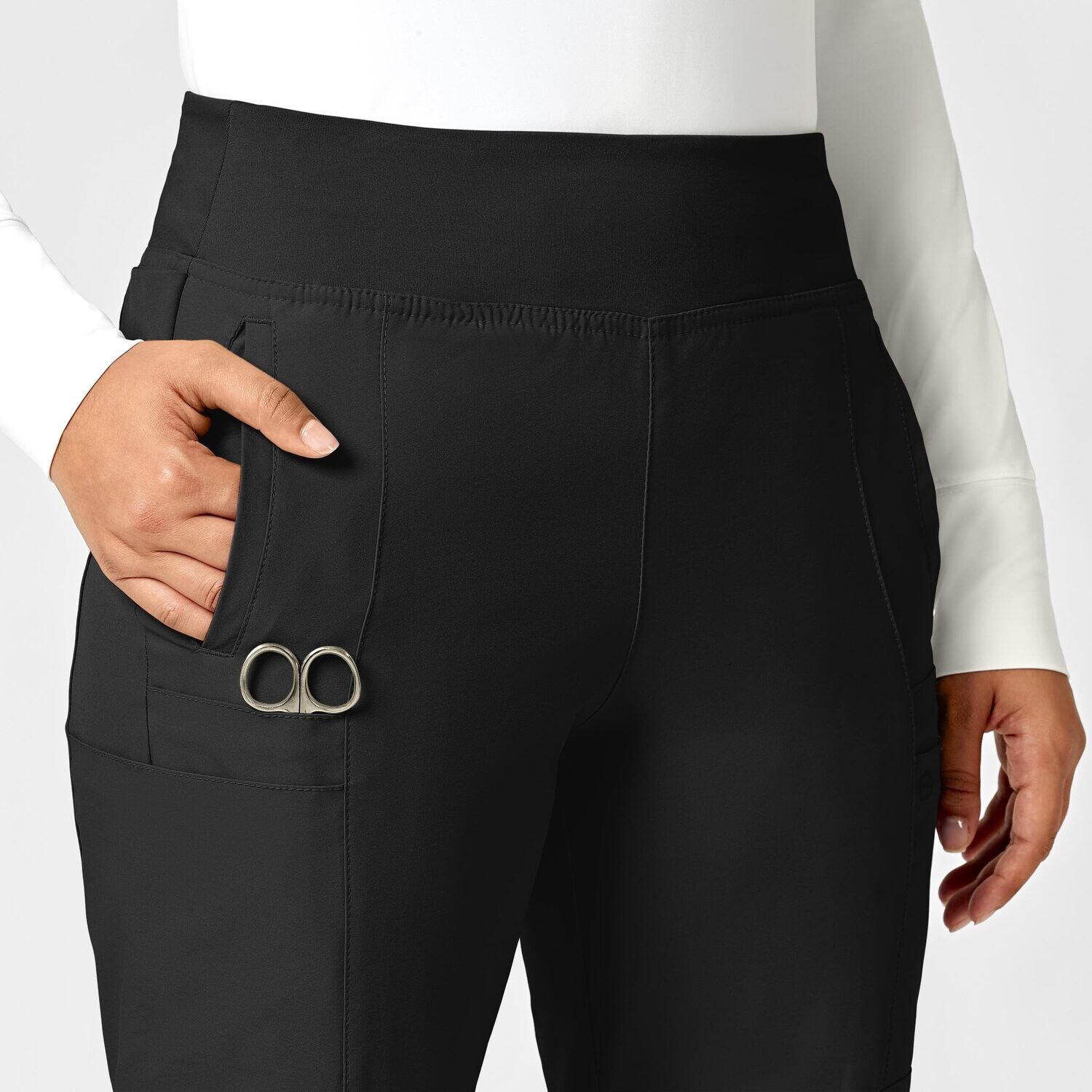 Pantalone donna 5555 cargo jogger black