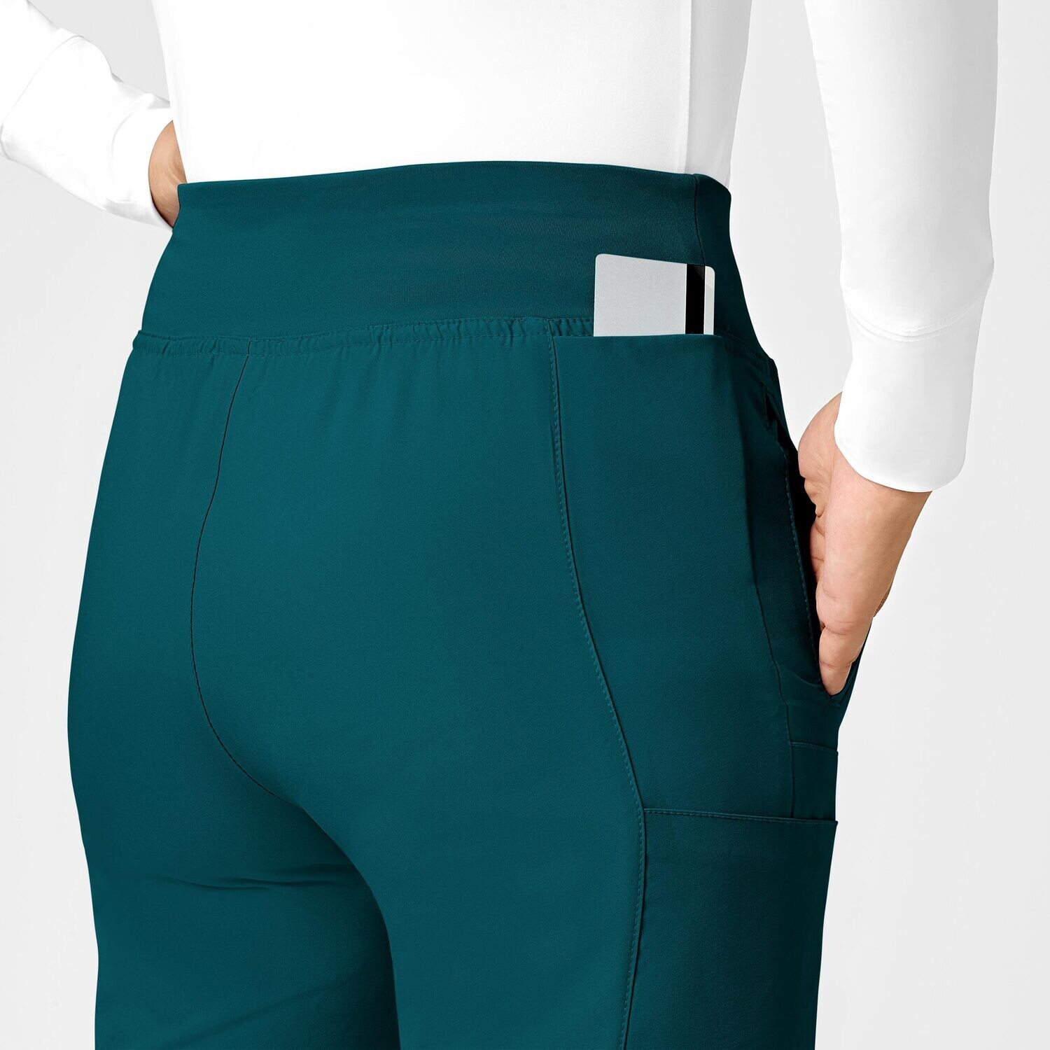 Pantalone donna 5555 cargo jogger caribbean blue