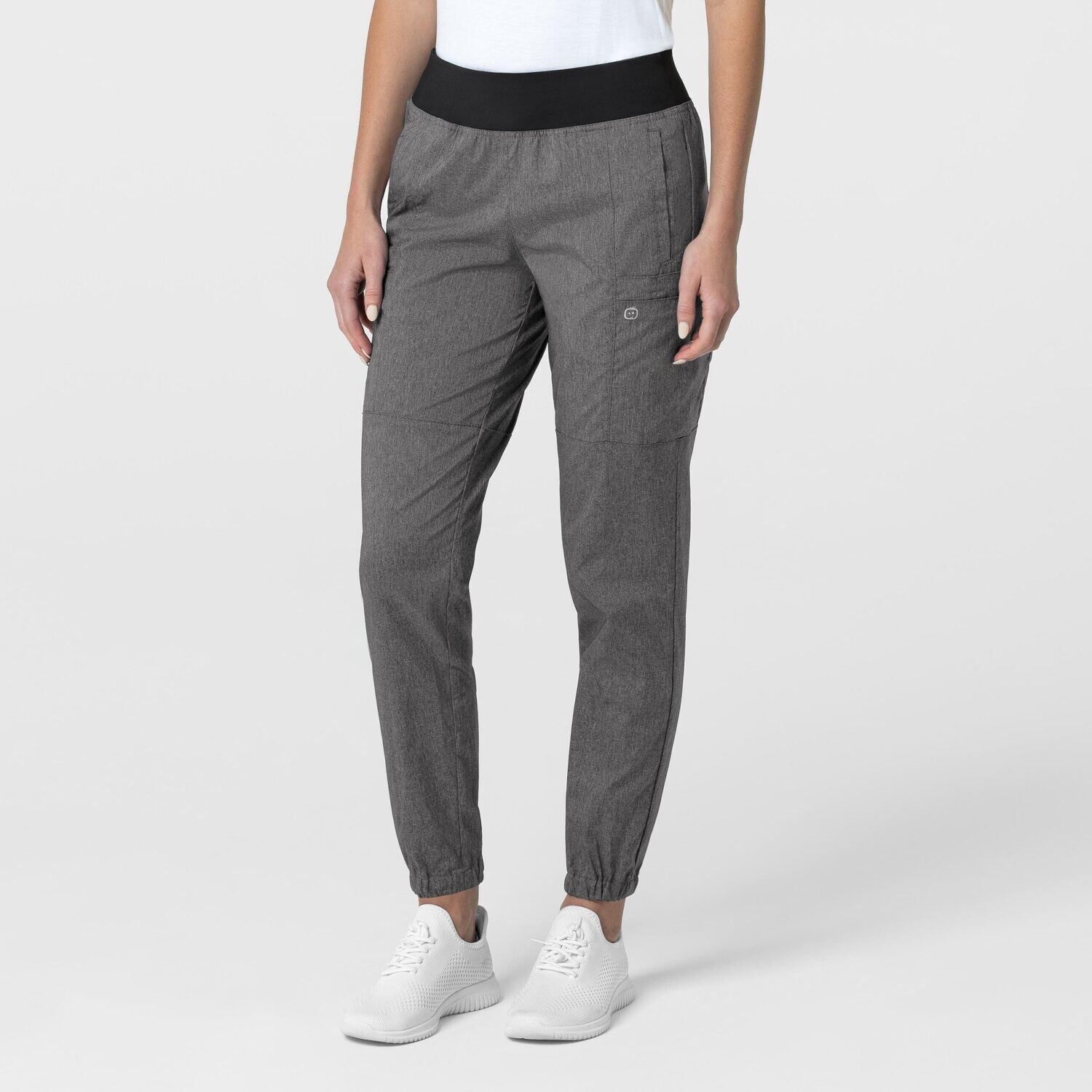 Pantalone donna 5555 cargo jogger charcoal heather