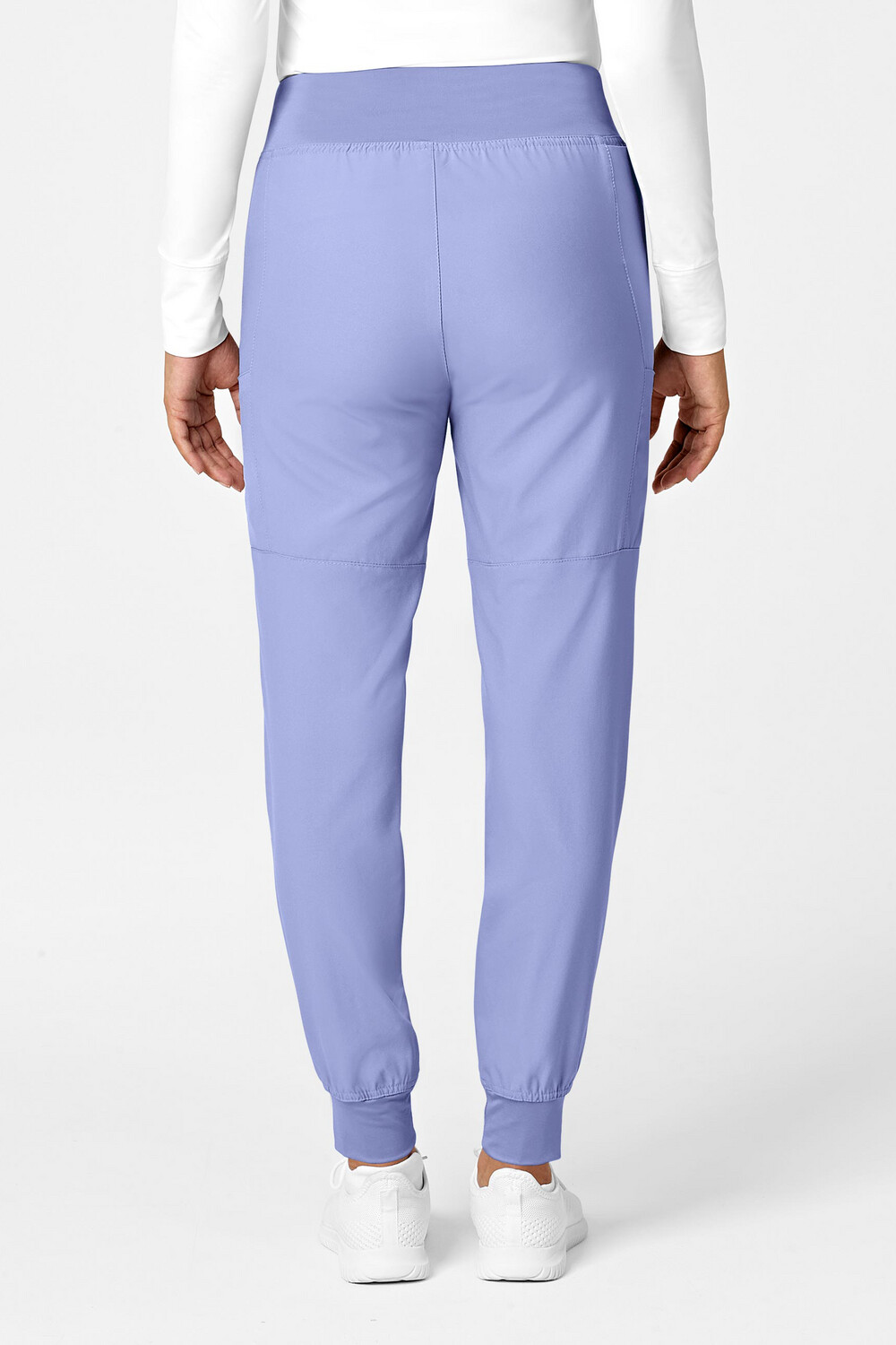 Pantalone donna 5555 cargo jogger ceil blue