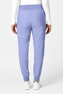 Pantalone donna 5555 cargo jogger ceil blue