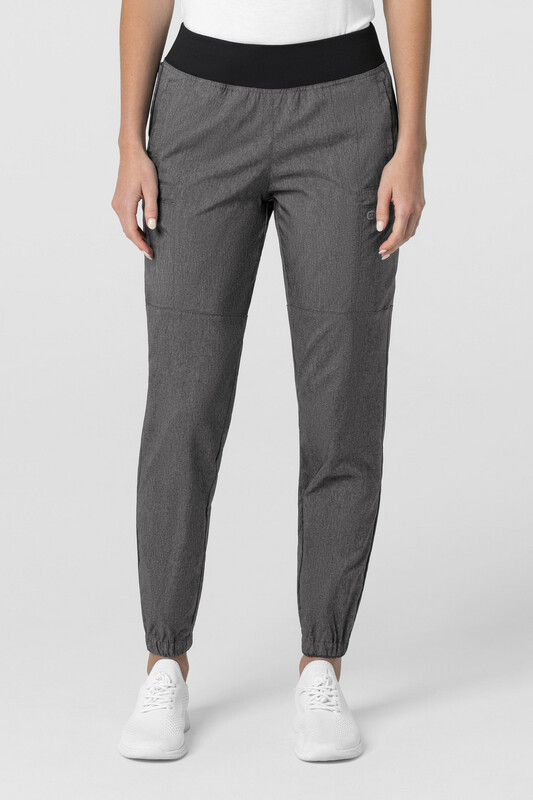 Pantalone donna 5555 cargo jogger charcoal heather