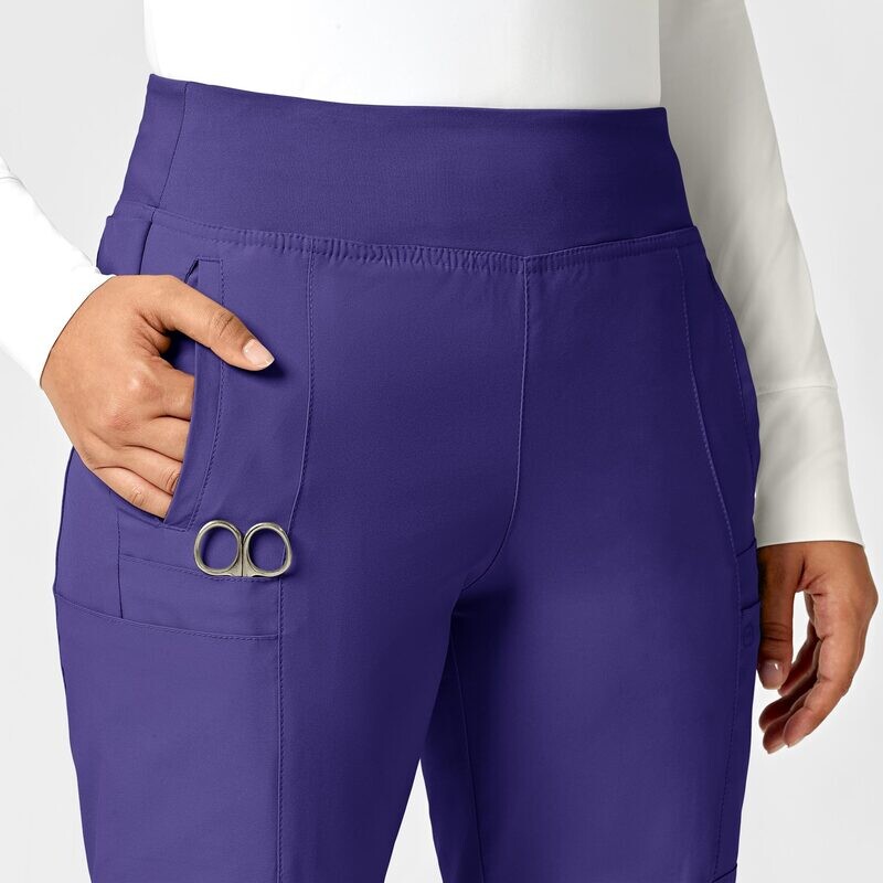 Pantalone donna 5555 cargo jogger grape