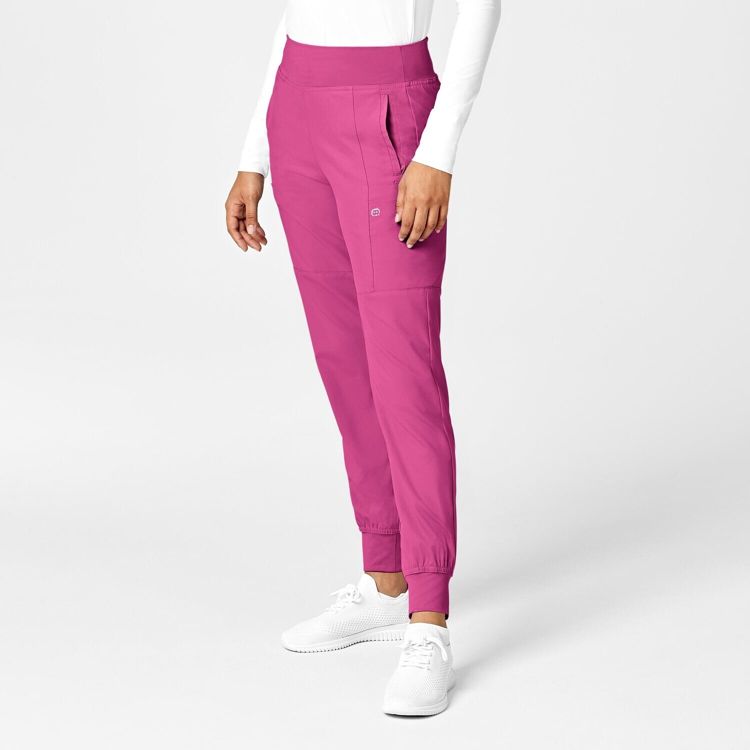 Pantalone donna 5555 cargo jogger hot pink