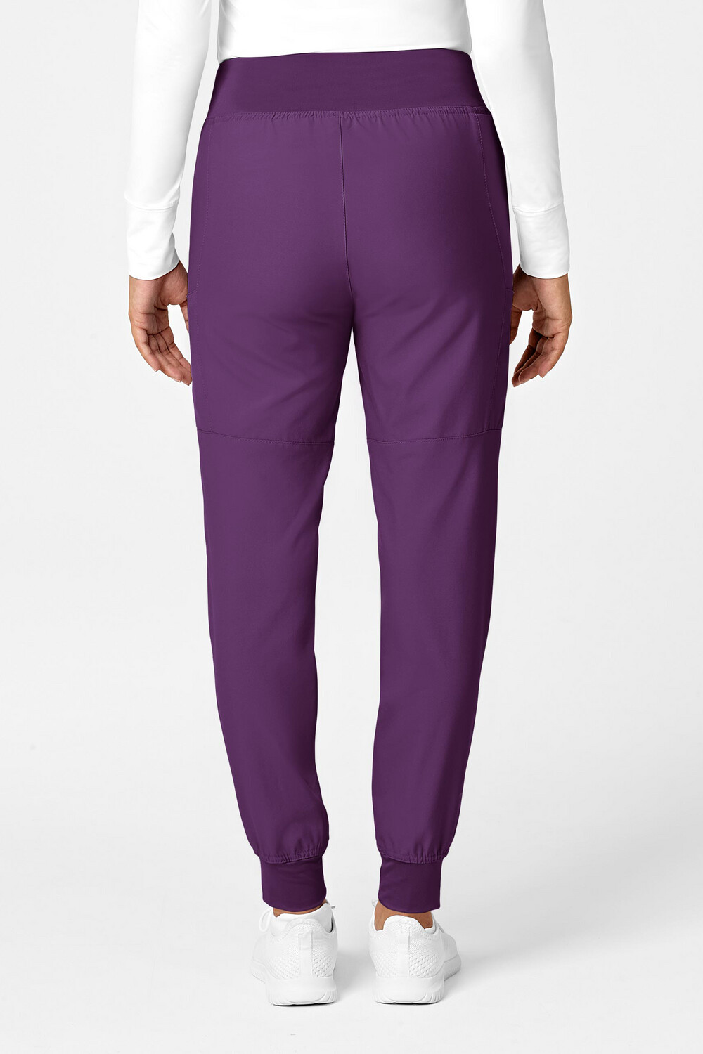 Pantalone donna 5555 cargo jogger eggplant