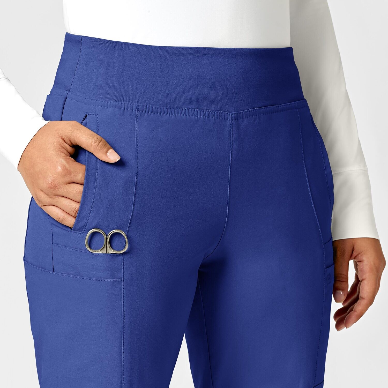 Pantalone donna 5555 cargo jogger galaxy blue