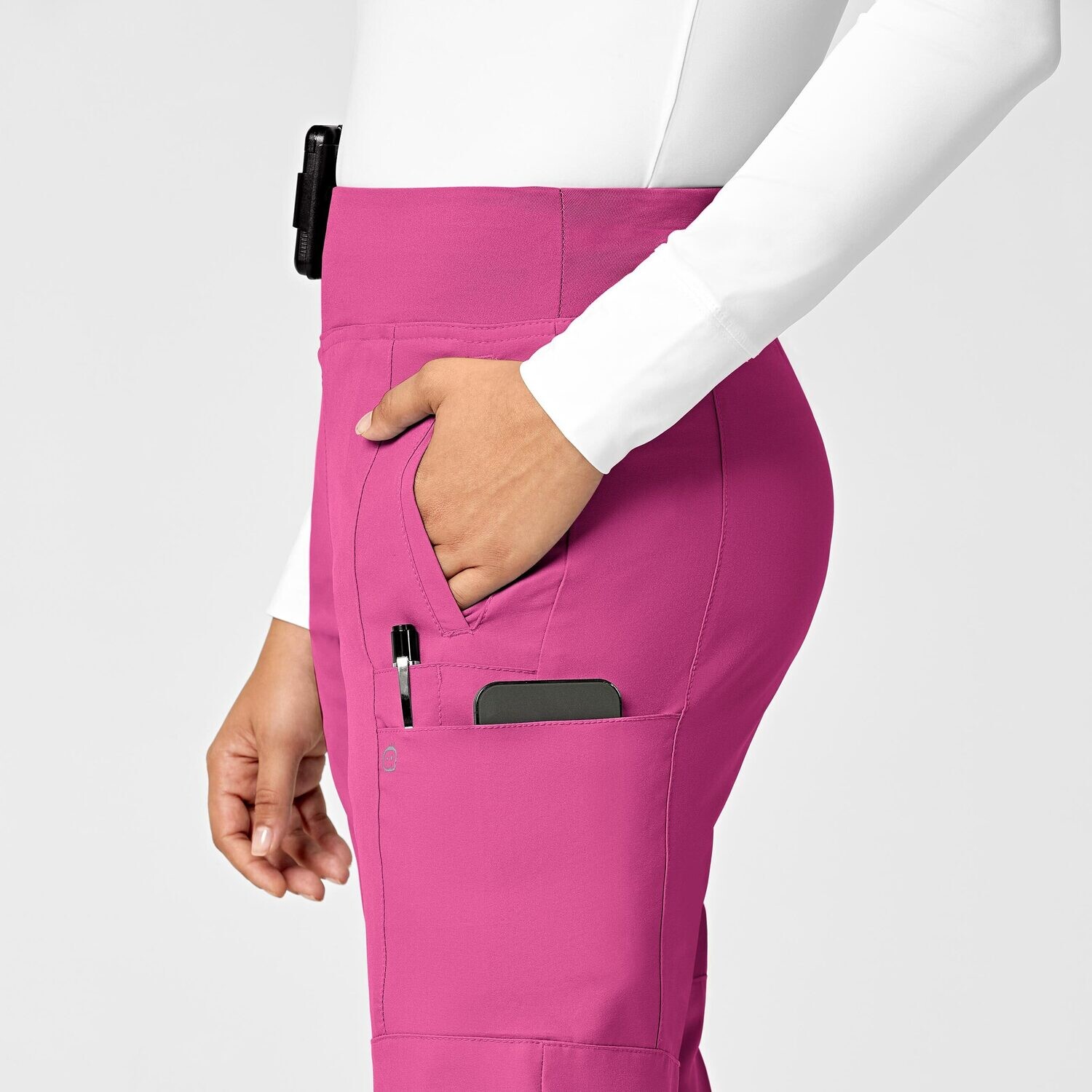 Pantalone donna 5555 cargo jogger hot pink