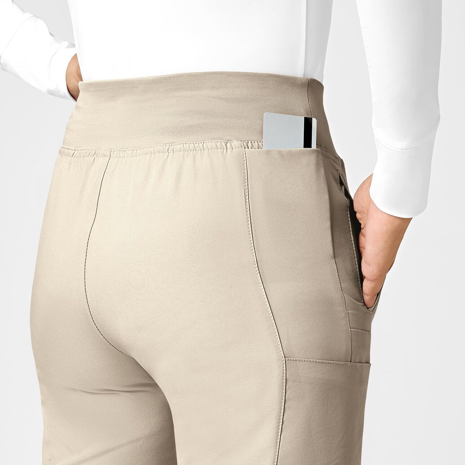 Pantalone donna 5555 cargo jogger khaki