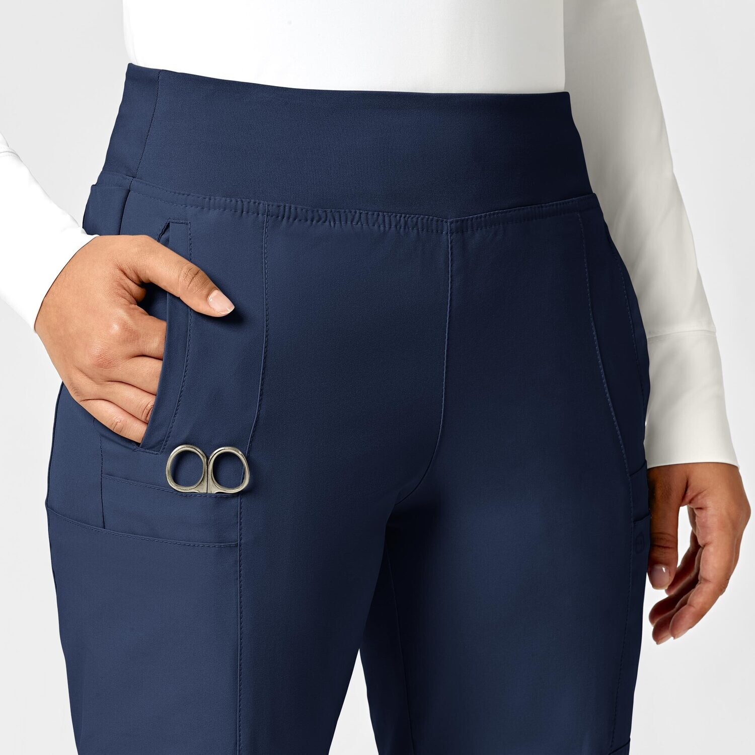 Pantalone donna 5555 cargo jogger navy blue