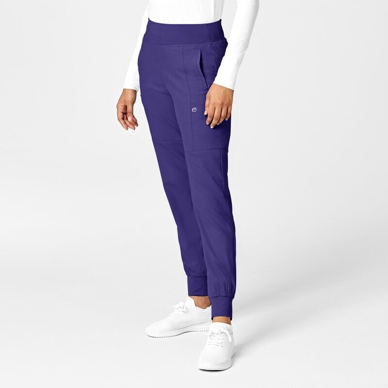 Pantalone donna 5555 cargo jogger grape