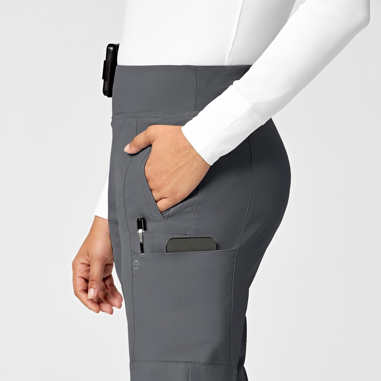 Pantalone donna 5555 cargo jogger pewter