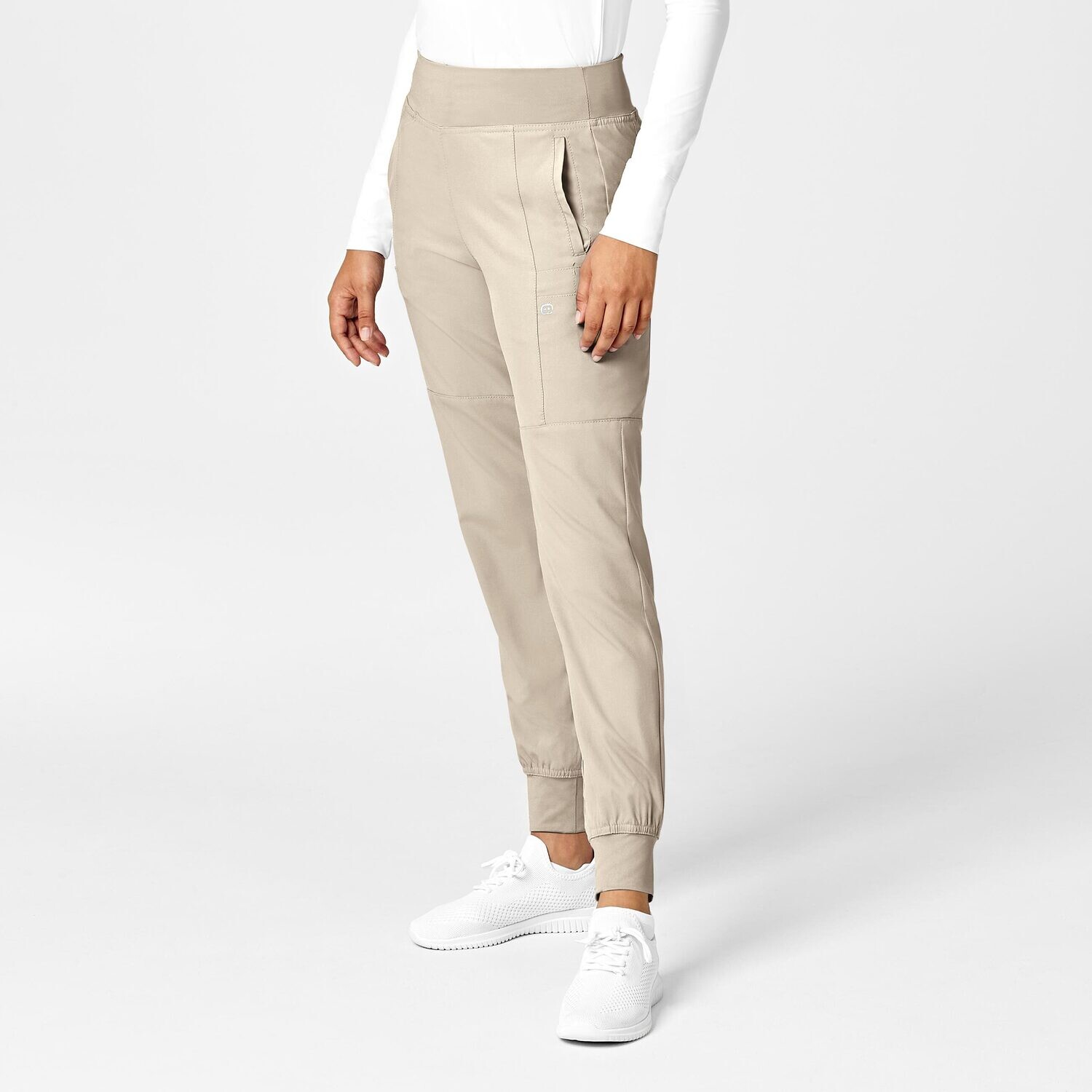 Pantalone donna 5555 cargo jogger khaki