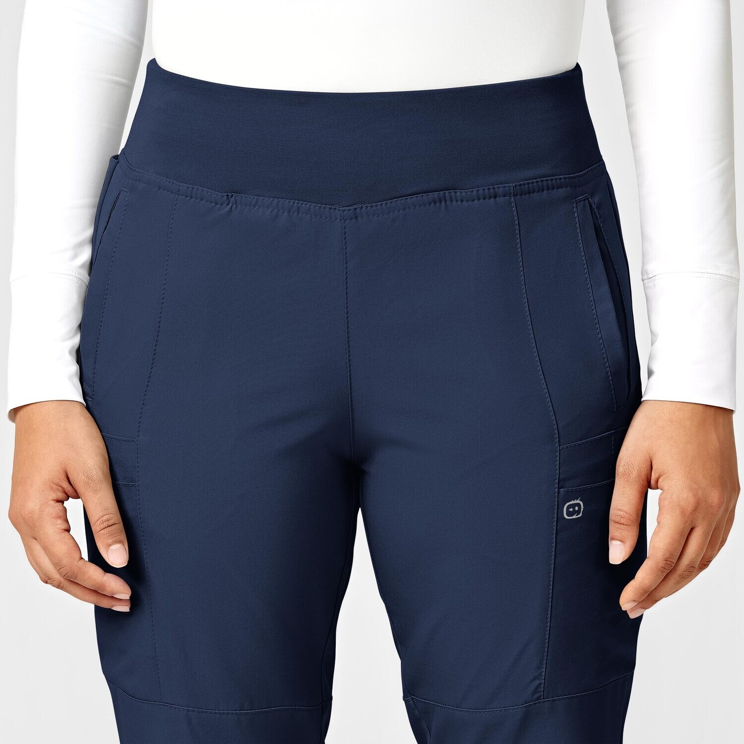 Pantalone donna 5555 cargo jogger navy blue