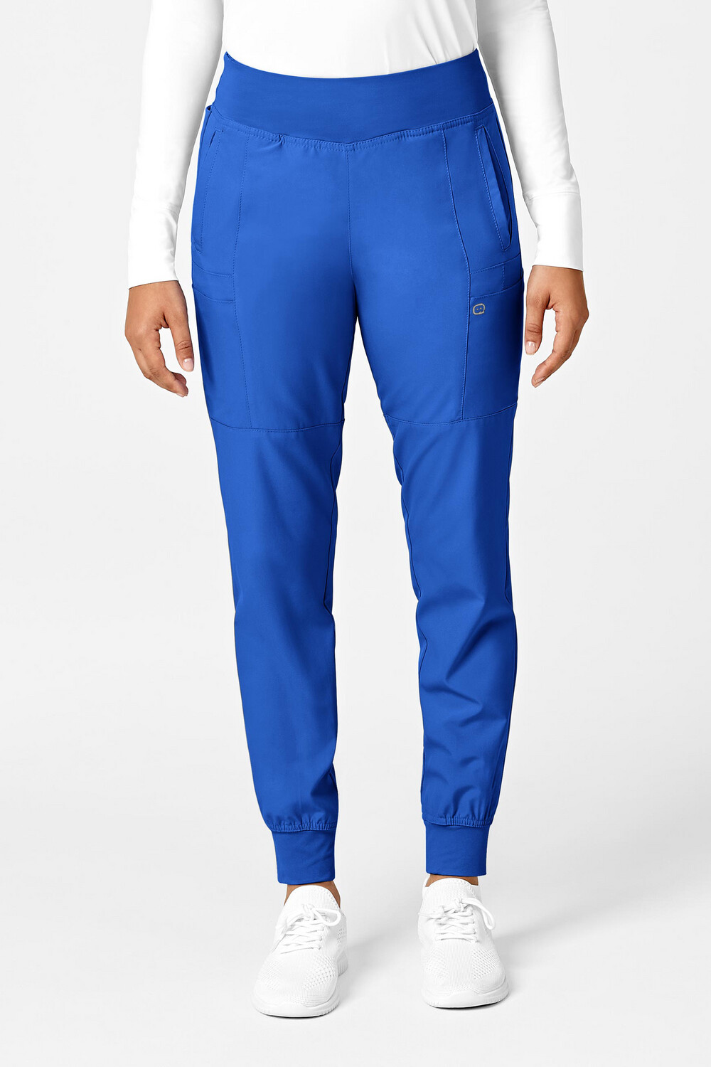 Pantalone donna 5555 cargo jogger royal blue