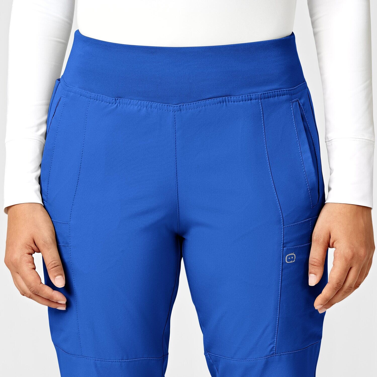 Pantalone donna 5555 cargo jogger royal blue
