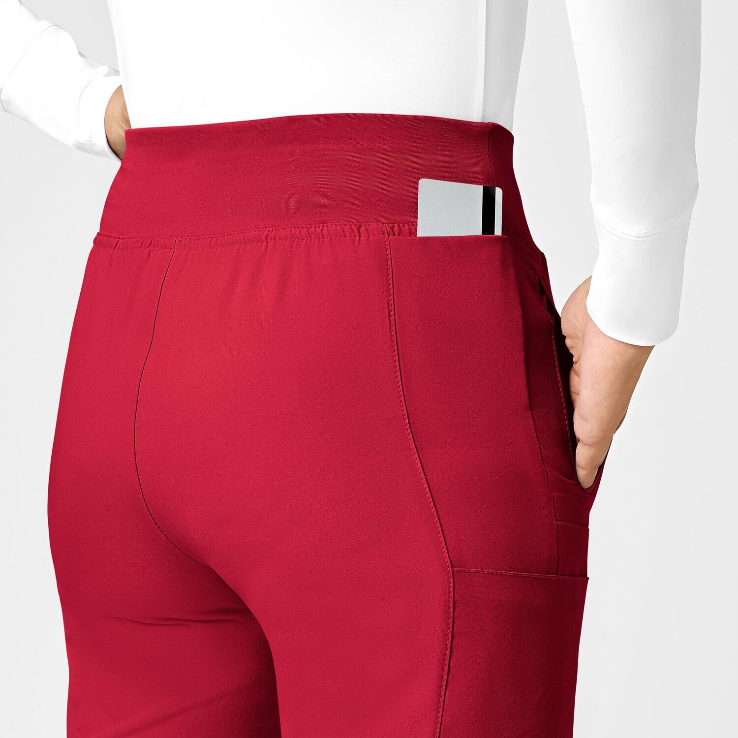 Pantalone donna 5555 cargo jogger red