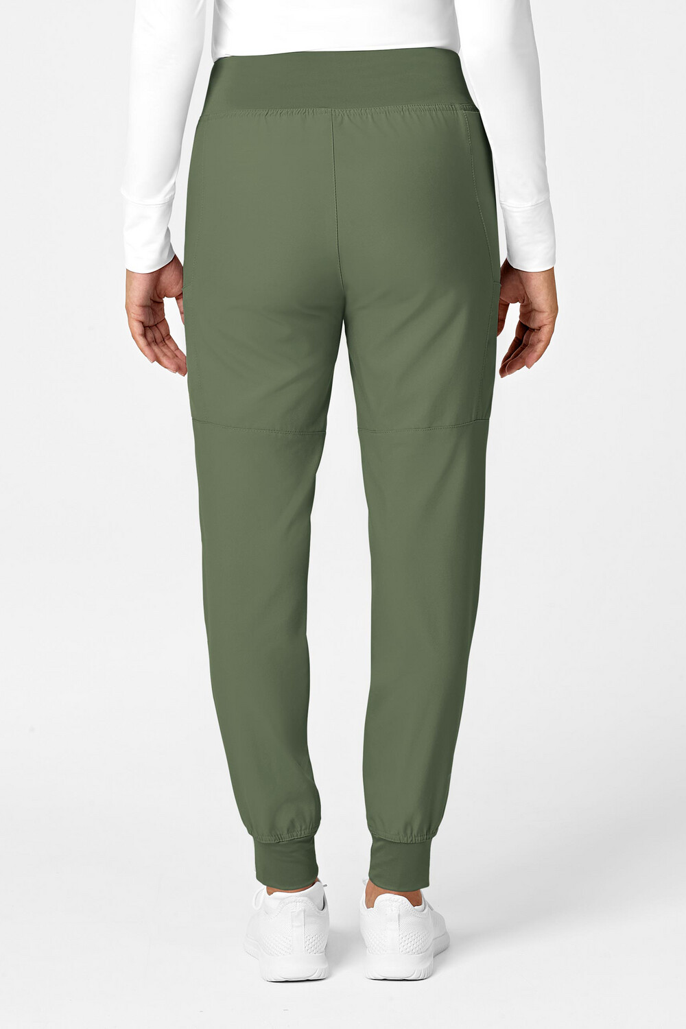 Pantalone donna 5555 cargo jogger olive