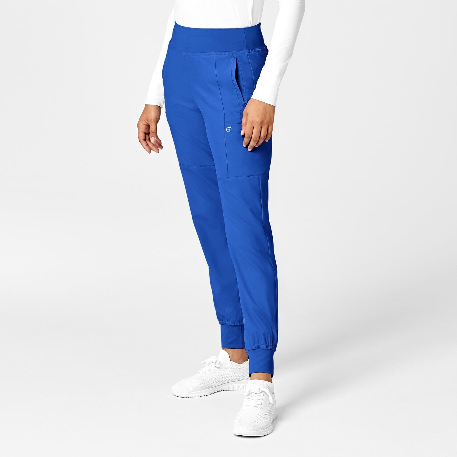 Pantalone donna 5555 cargo jogger royal blue