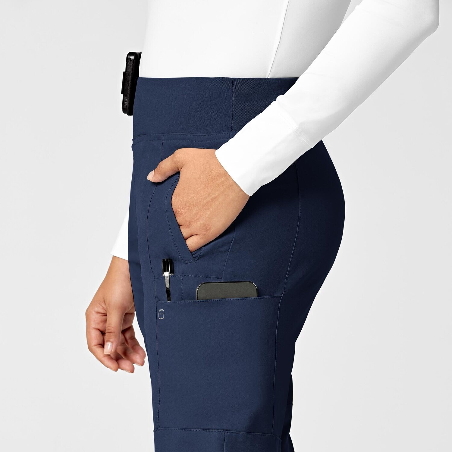Pantalone donna 5555 cargo jogger navy blue