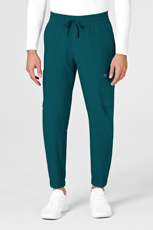 Pantalone uomo 5655 cargo jogger caribbean blue